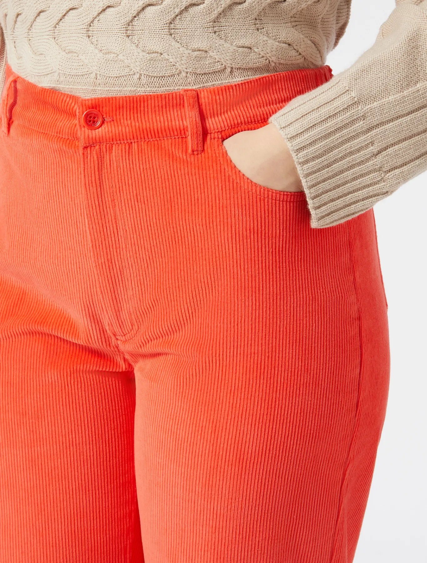 Marina Rinaldi Pantaloni & Jeans | Pantaloni & Jeans*Pantaloni in velluto CORALLO