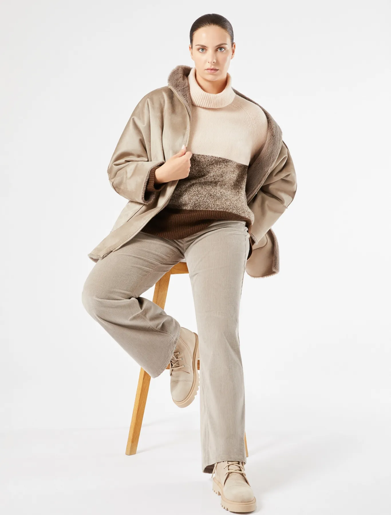 Marina Rinaldi Pantaloni & Jeans | Pantaloni & Jeans*Pantaloni in velluto TORTORA