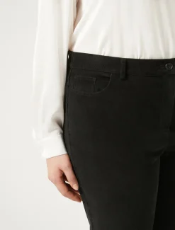 Marina Rinaldi Pantaloni & Jeans | Pantaloni & Jeans*Pantaloni in velluto di cotone NERO