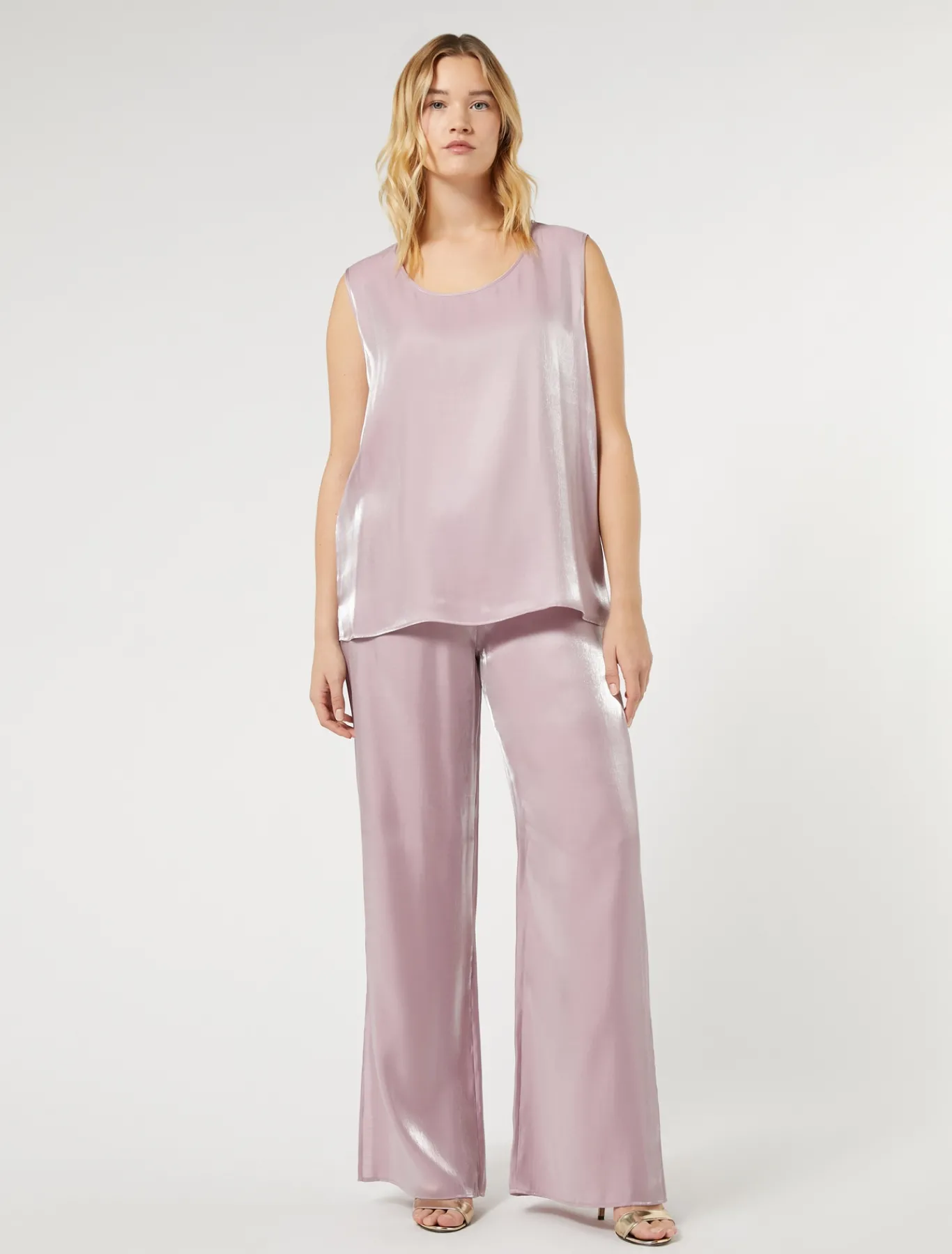 Marina Rinaldi Pantaloni E Gonne | Selezione Elegante*Pantaloni in viscosa ROSA