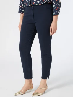 Marina Rinaldi Pantaloni & Jeans | Pantaloni & Jeans*Pantaloni Perfect fit in bull di cotone BLUNOTTE