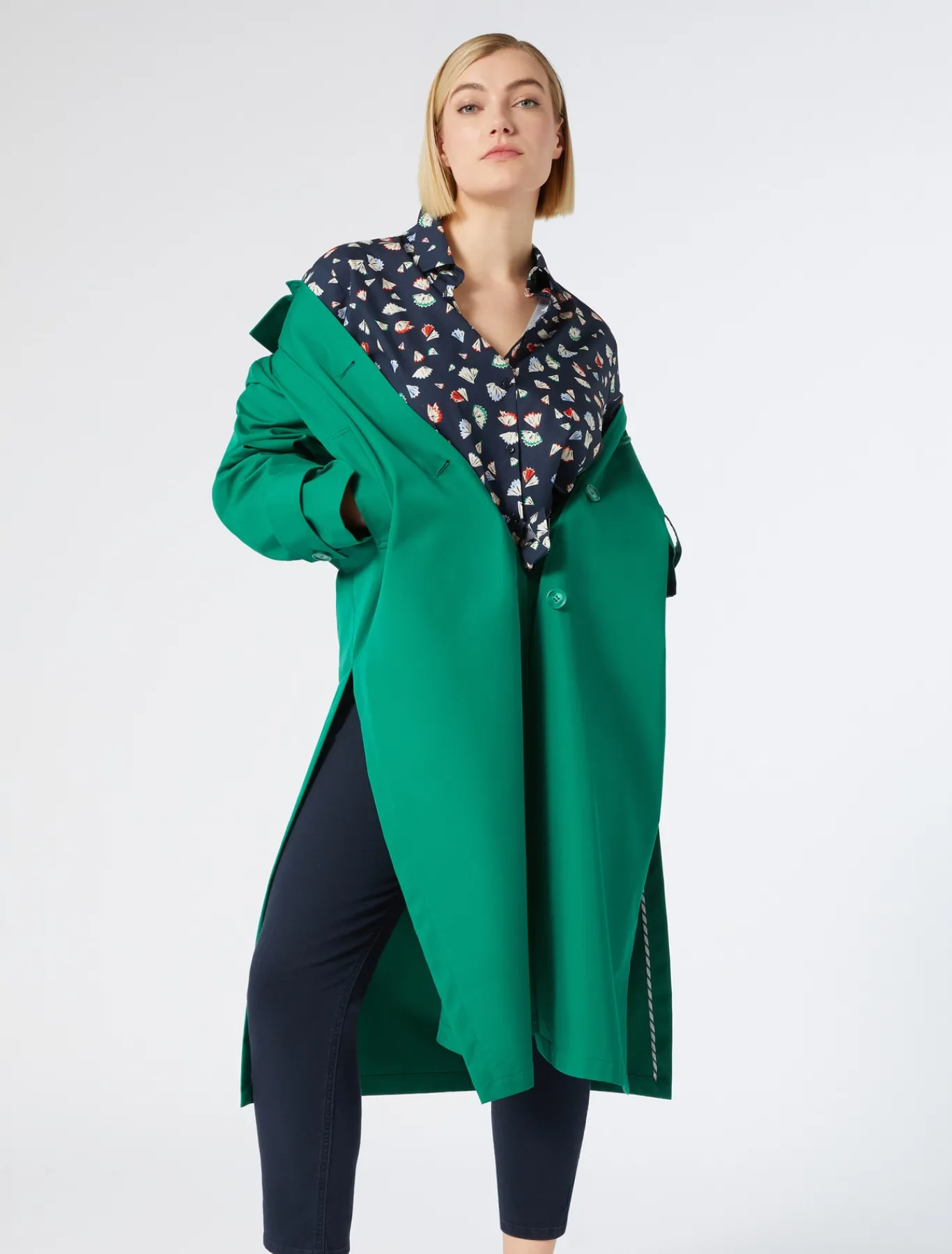 Marina Rinaldi Pantaloni & Jeans | Pantaloni & Jeans*Pantaloni Perfect fit in bull di cotone BLUNOTTE