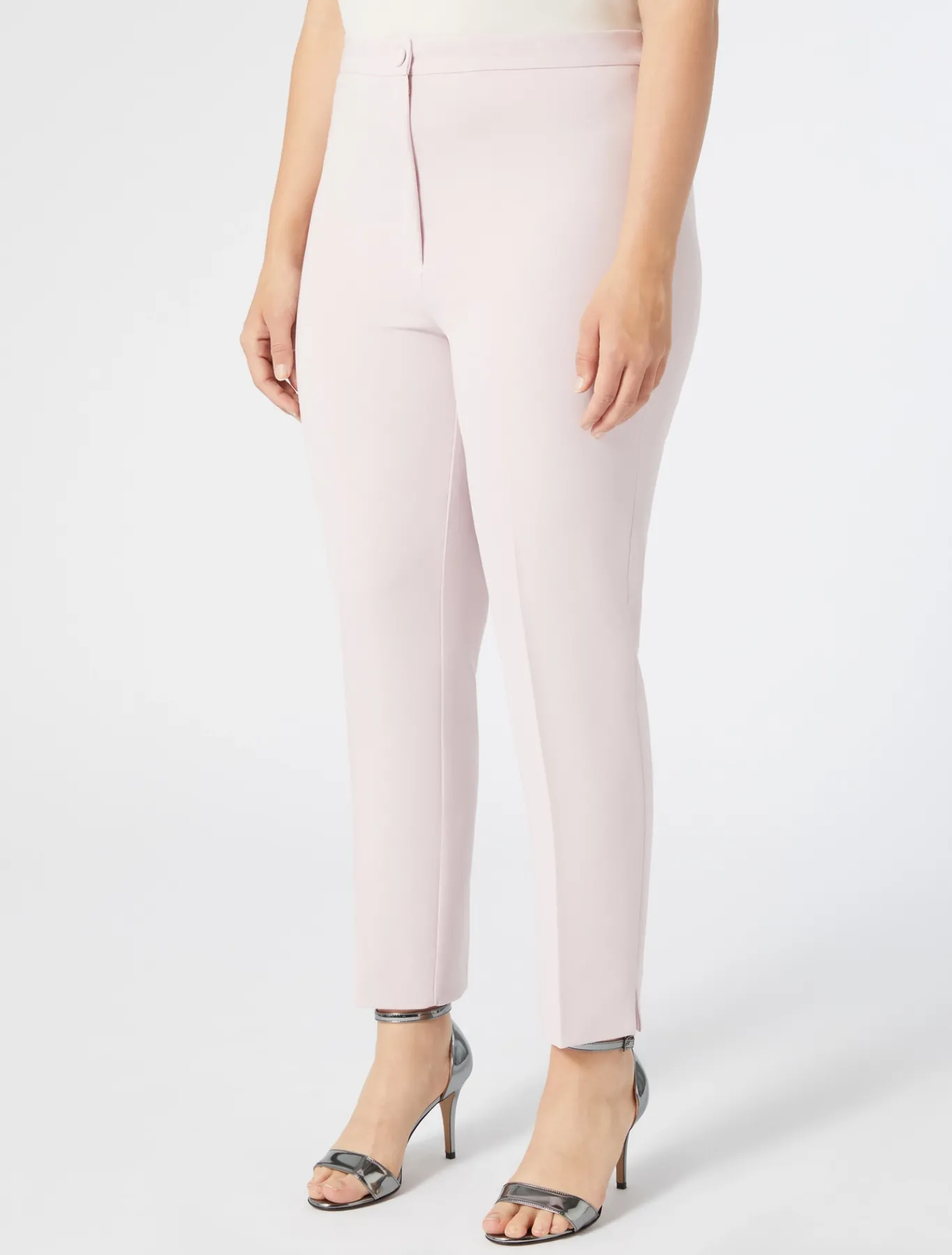 Marina Rinaldi Pantaloni E Gonne | Pantaloni & Jeans*Pantaloni slim in cady triacetato ROSA