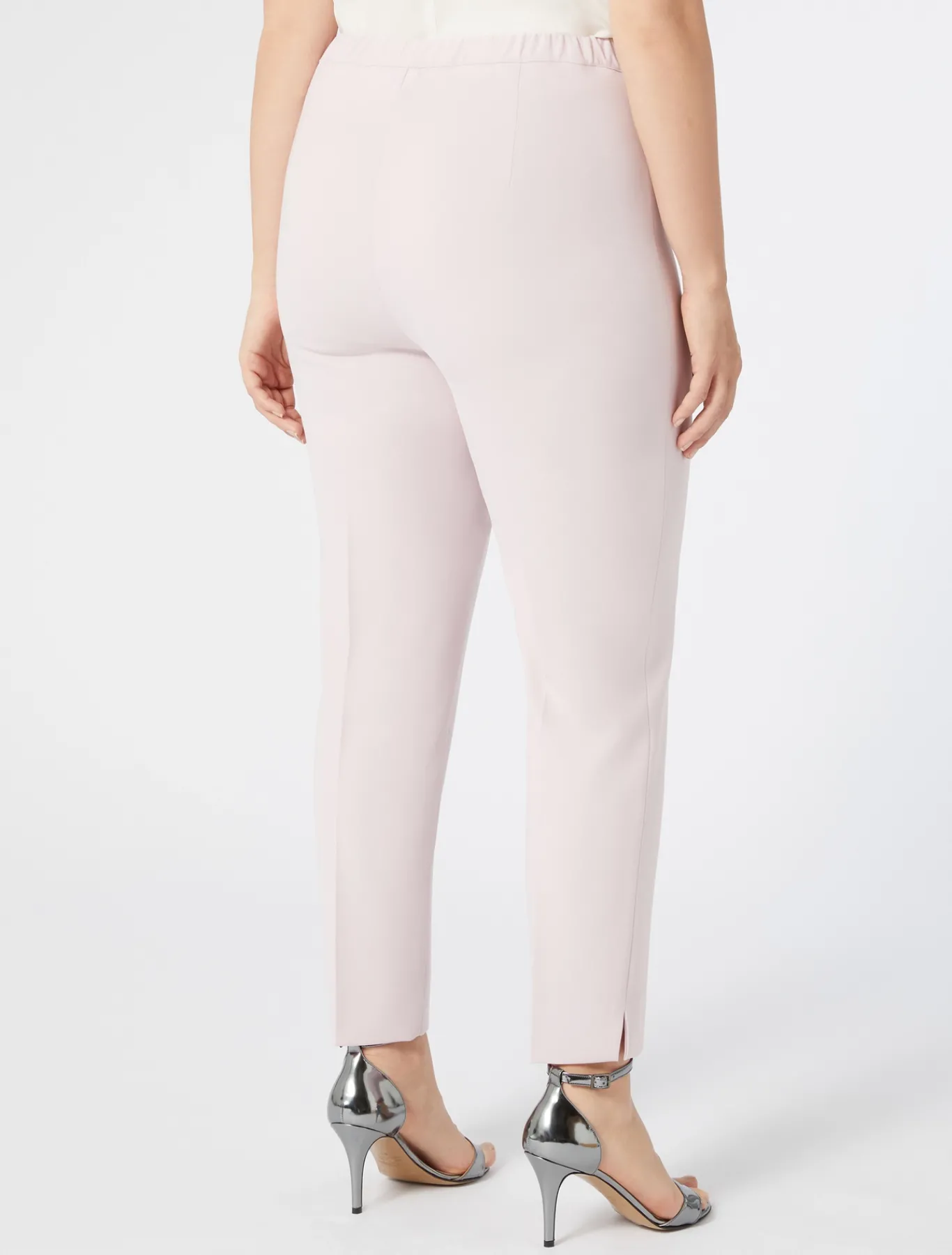Marina Rinaldi Pantaloni E Gonne | Pantaloni & Jeans*Pantaloni slim in cady triacetato ROSA