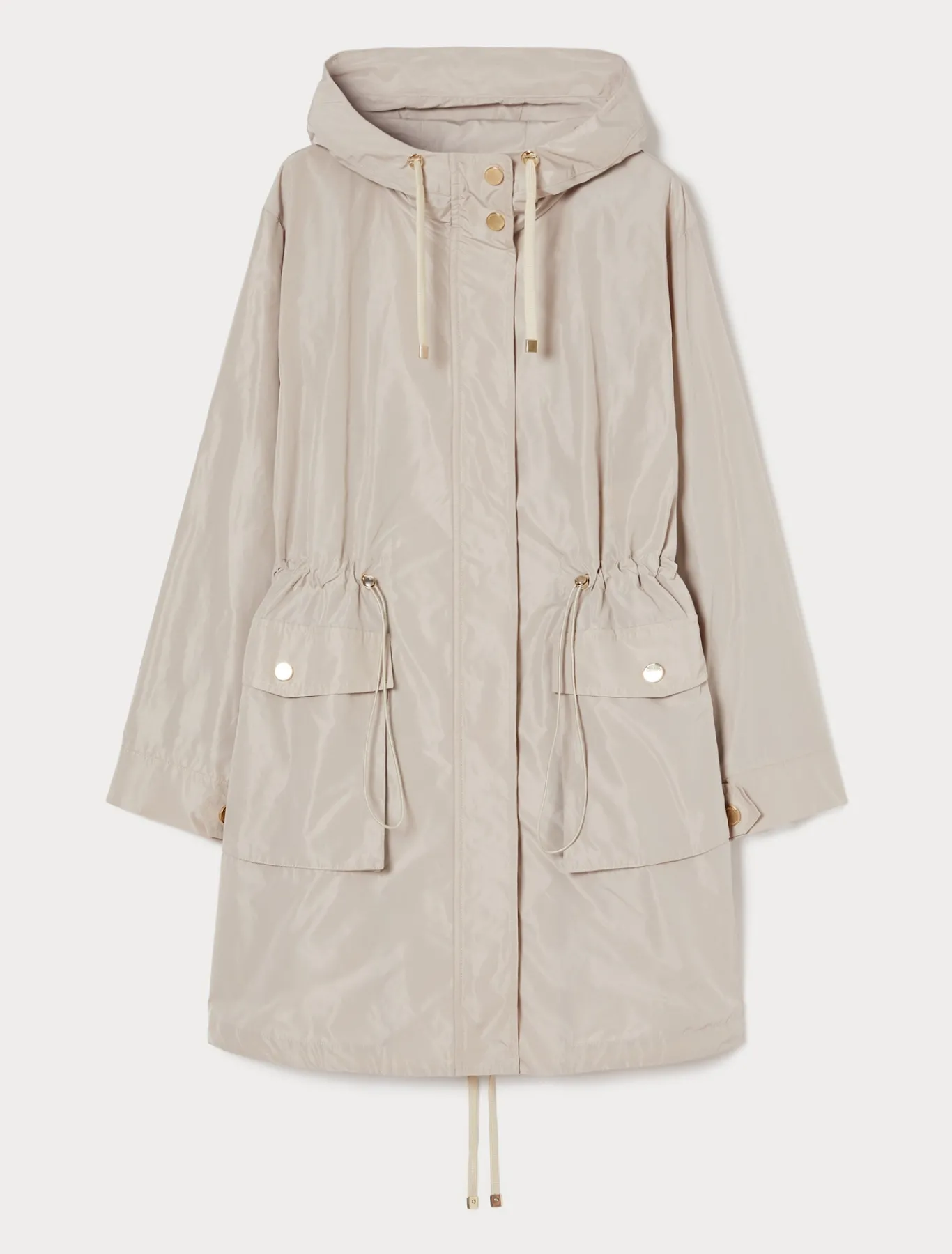 Marina Rinaldi Cappotti & Trench | Cappotti & Trench*Parka in taffetà antigoccia SABBIA