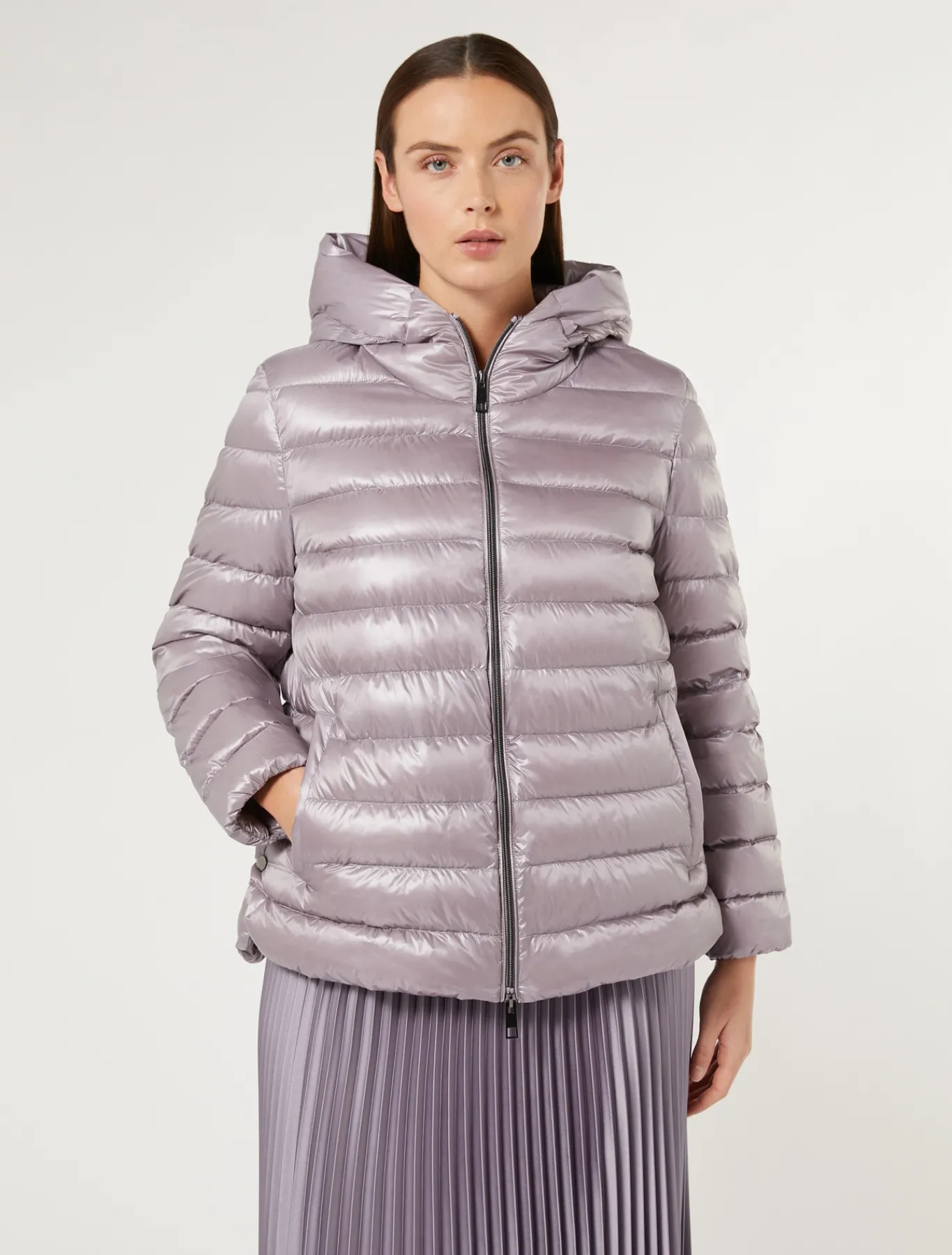 Marina Rinaldi Piumini | Piumini*Piumino in tela antigoccia LAVANDA