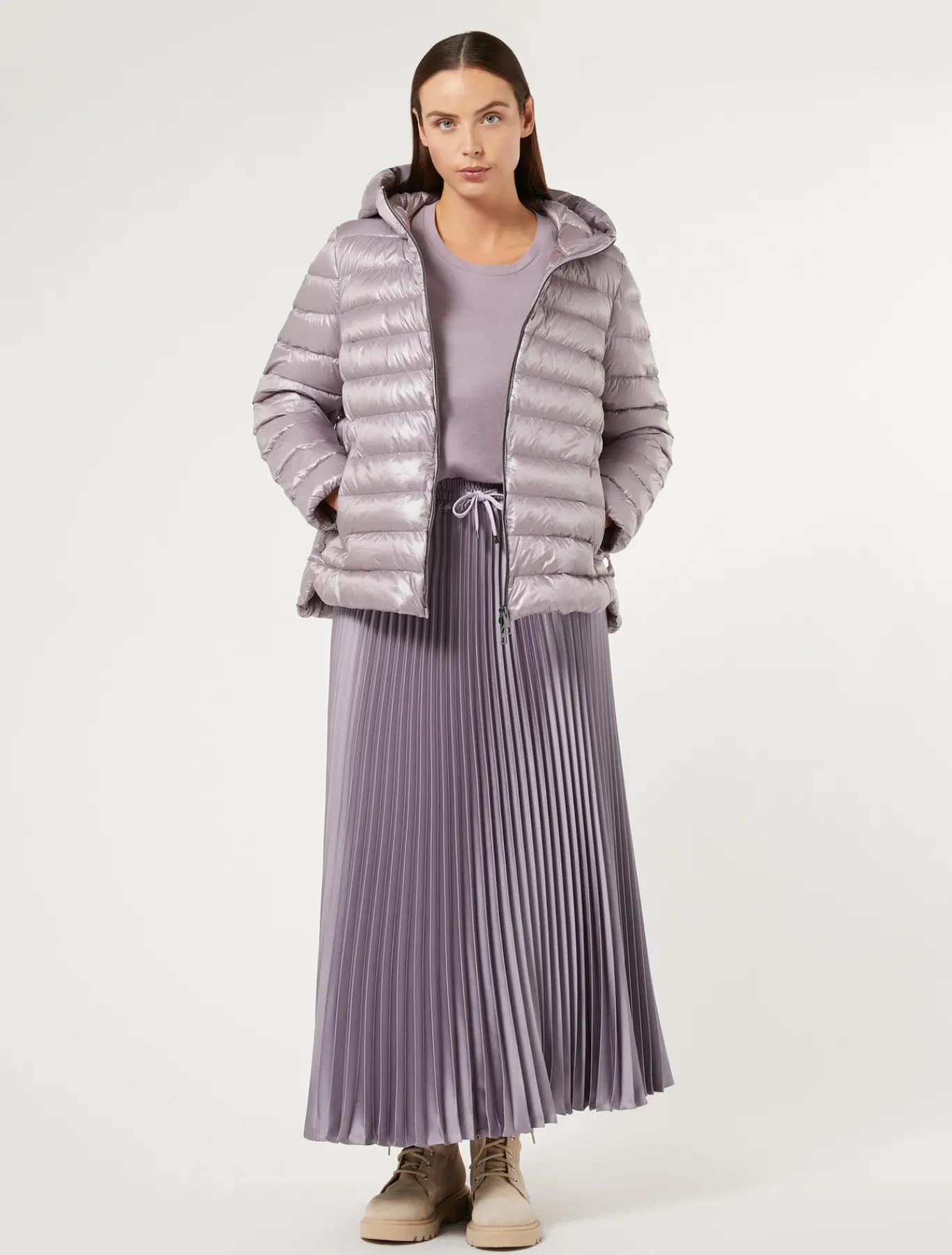 Marina Rinaldi Piumini | Piumini*Piumino in tela antigoccia LAVANDA