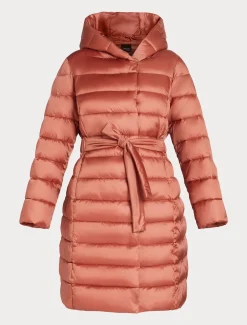 Marina Rinaldi Piumini | Piumini*Piumino in tela di nylon antigoccia TERRACOTTA