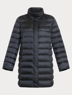 Marina Rinaldi Piumini | Piumini*Piumino in tela di nylon antigoccia BLUMARINO