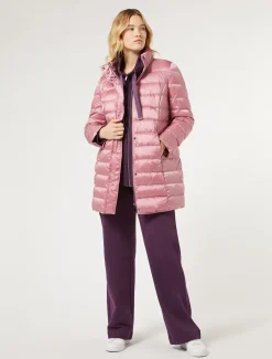 Marina Rinaldi Piumini | Piumini*Piumino in tela di nylon antigoccia ROSAANTICO
