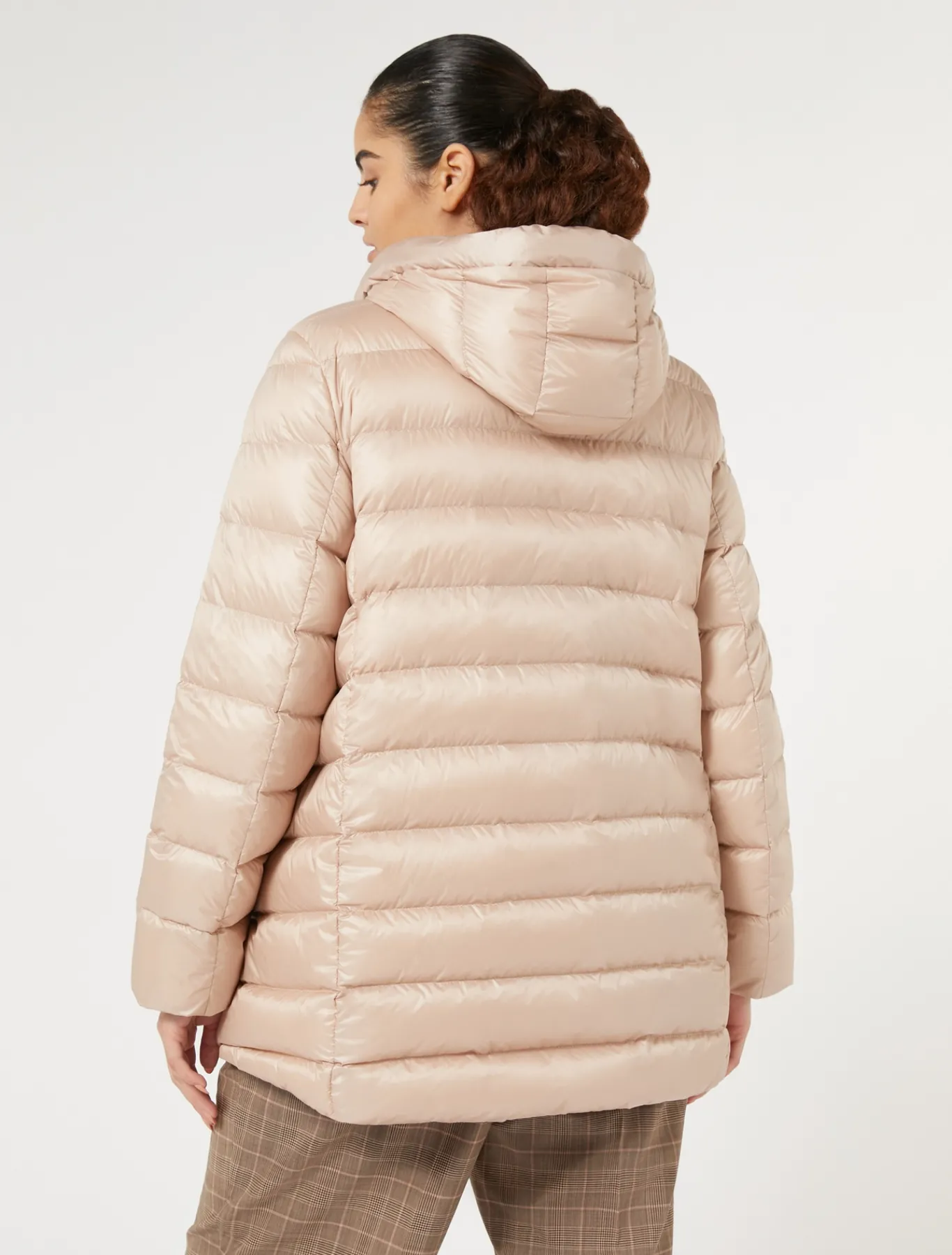 Marina Rinaldi Piumini | Piumini*Piumino in tela tecnica antigoccia ROSA