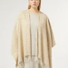 Marina Rinaldi Accessori | Accessori*Poncho in tessuto tinto filo BEIGE