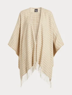 Marina Rinaldi Accessori | Accessori*Poncho in tessuto tinto filo BEIGE