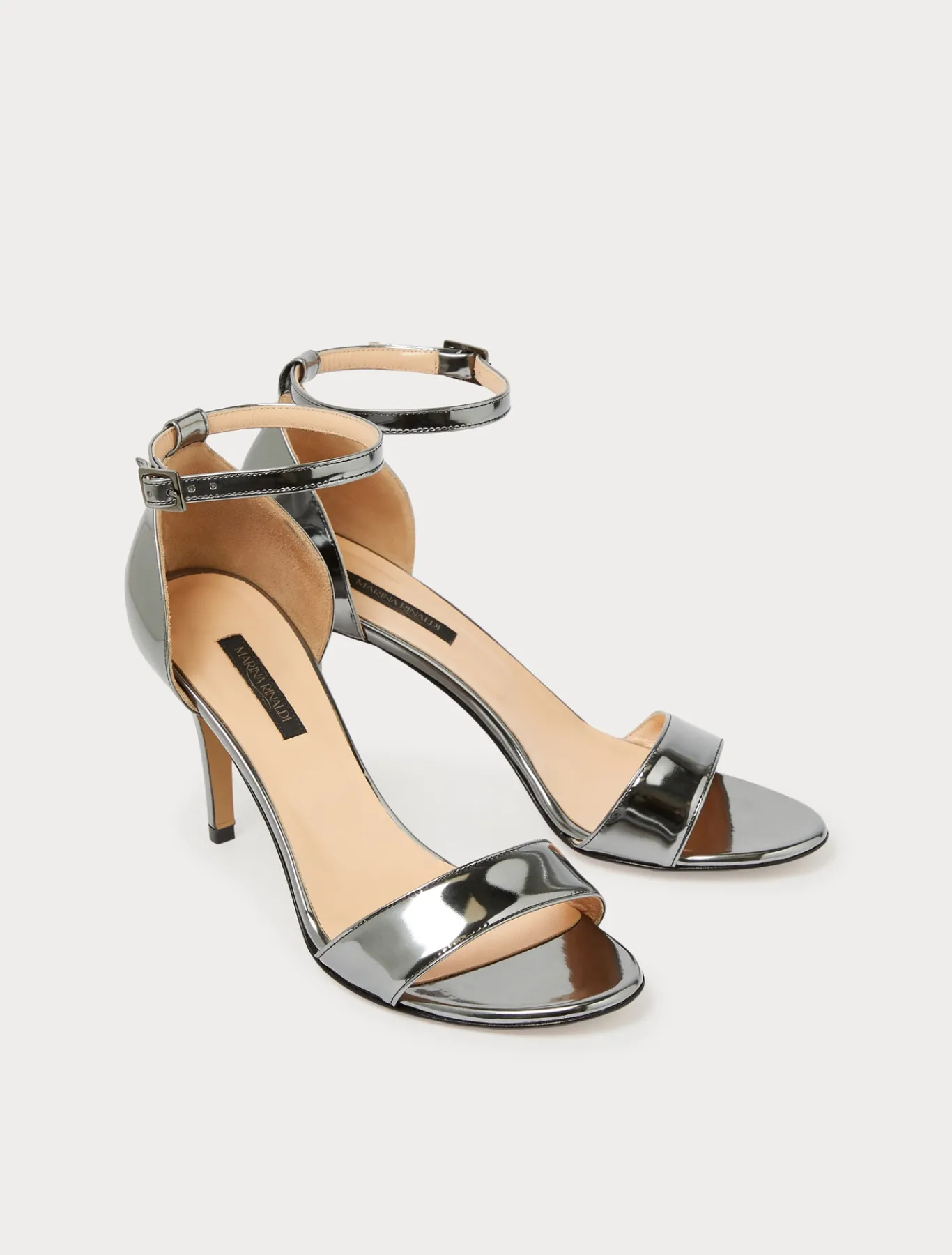 Marina Rinaldi Accessori | Collezione Elegante*Sandali effetto specchio GRIGIOMEDIO