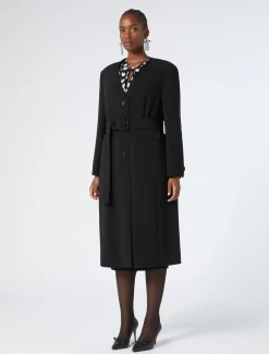 Marina Rinaldi Cappotti & Trench | Cappotti & Trench*Spolverino in cady triacetato NERO