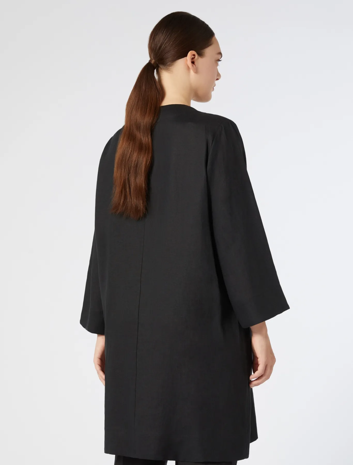 Marina Rinaldi Camicie & Bluse | Camicie & Bluse*Spolverino in lino NERO