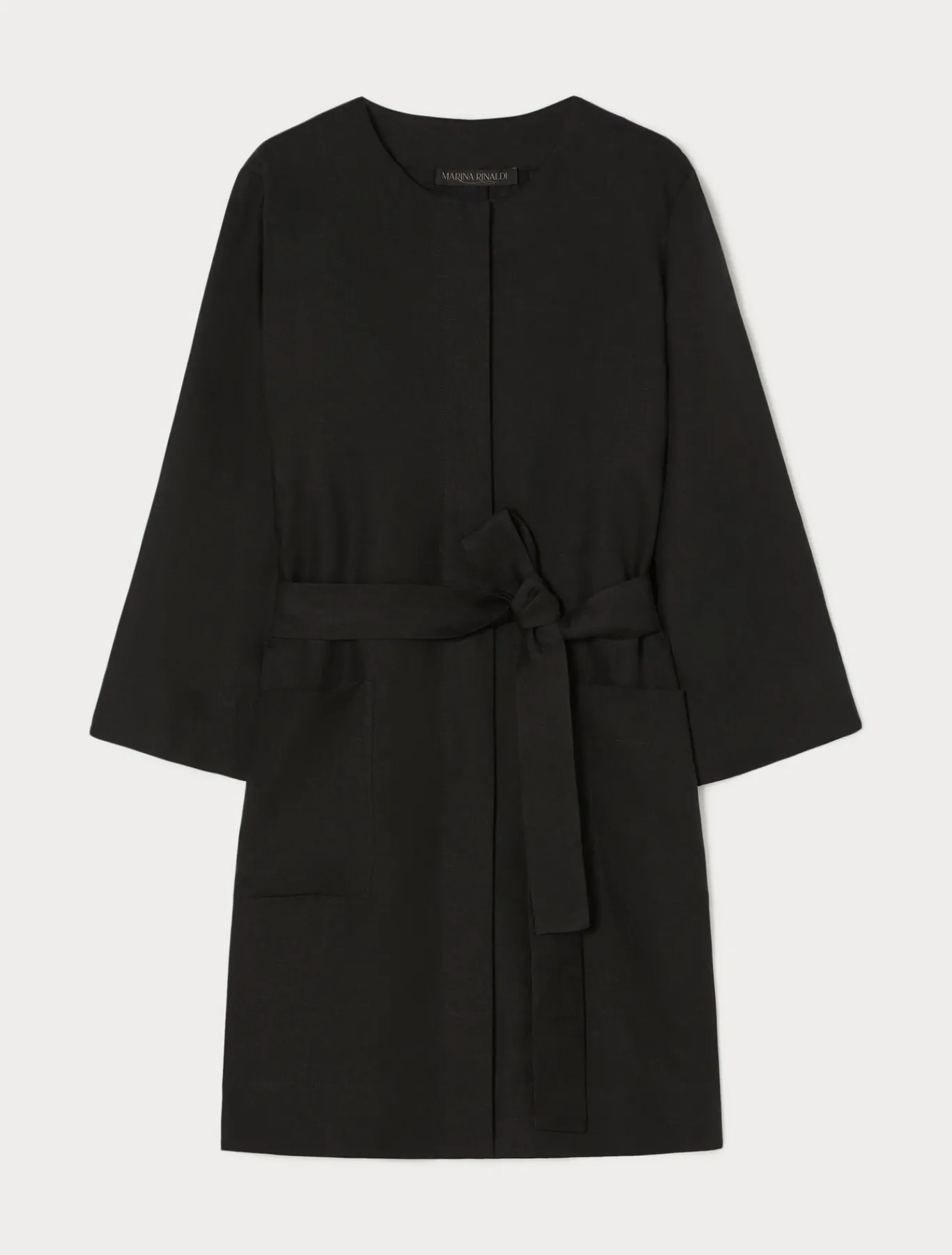 Marina Rinaldi Camicie & Bluse | Camicie & Bluse*Spolverino in lino NERO