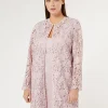 Marina Rinaldi Giacche | Cappotti & Trench*Spolverino in macramè ROSA
