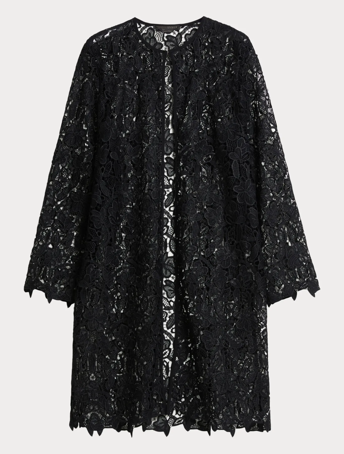 Marina Rinaldi Giacche | Cappotti & Trench*Spolverino in macramè BLUNOTTE