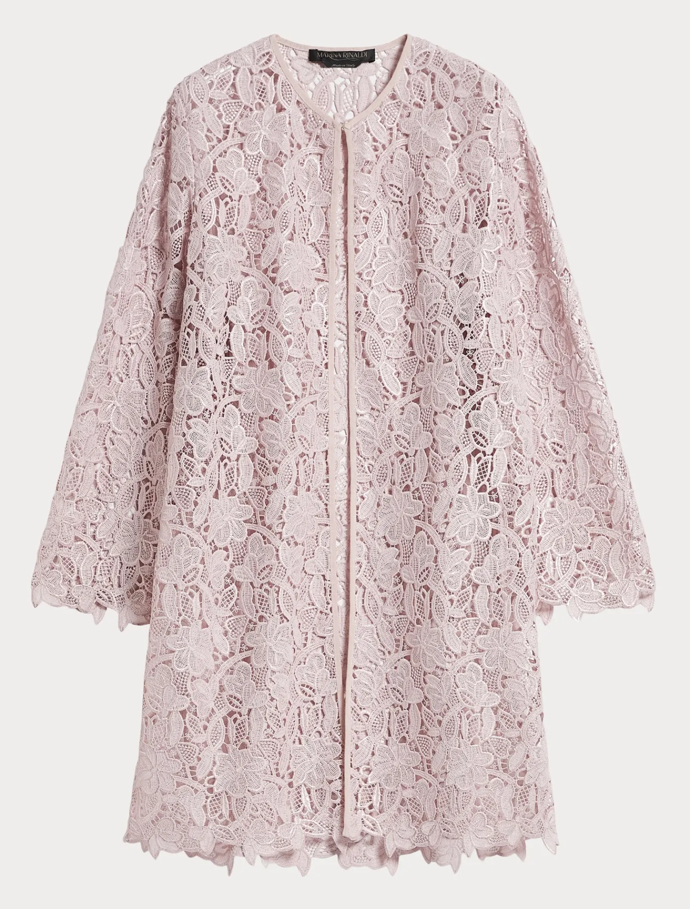 Marina Rinaldi Giacche | Cappotti & Trench*Spolverino in macramè ROSA