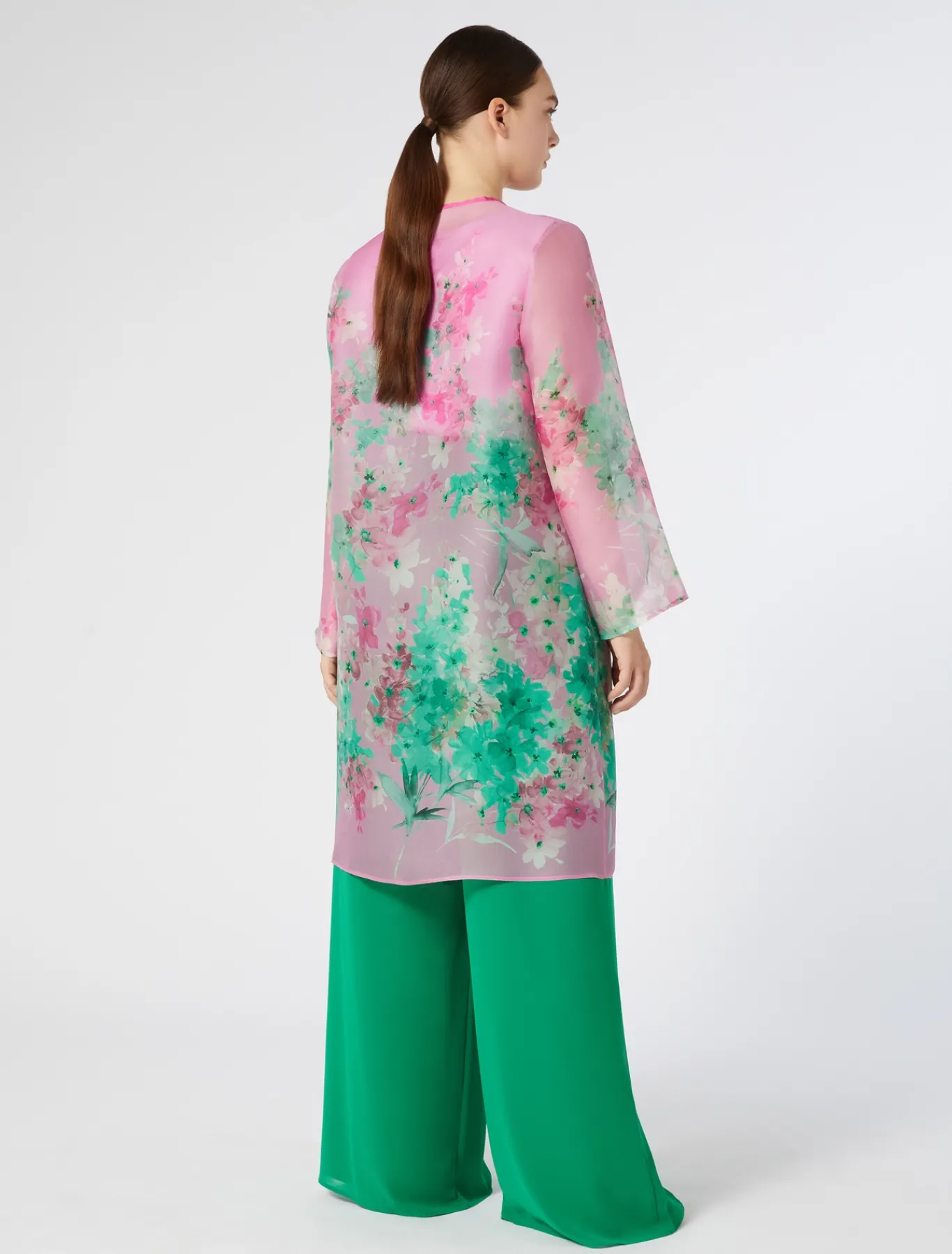 Marina Rinaldi Giacche | Cappotti & Trench*Spolverino in organza di seta ROSA