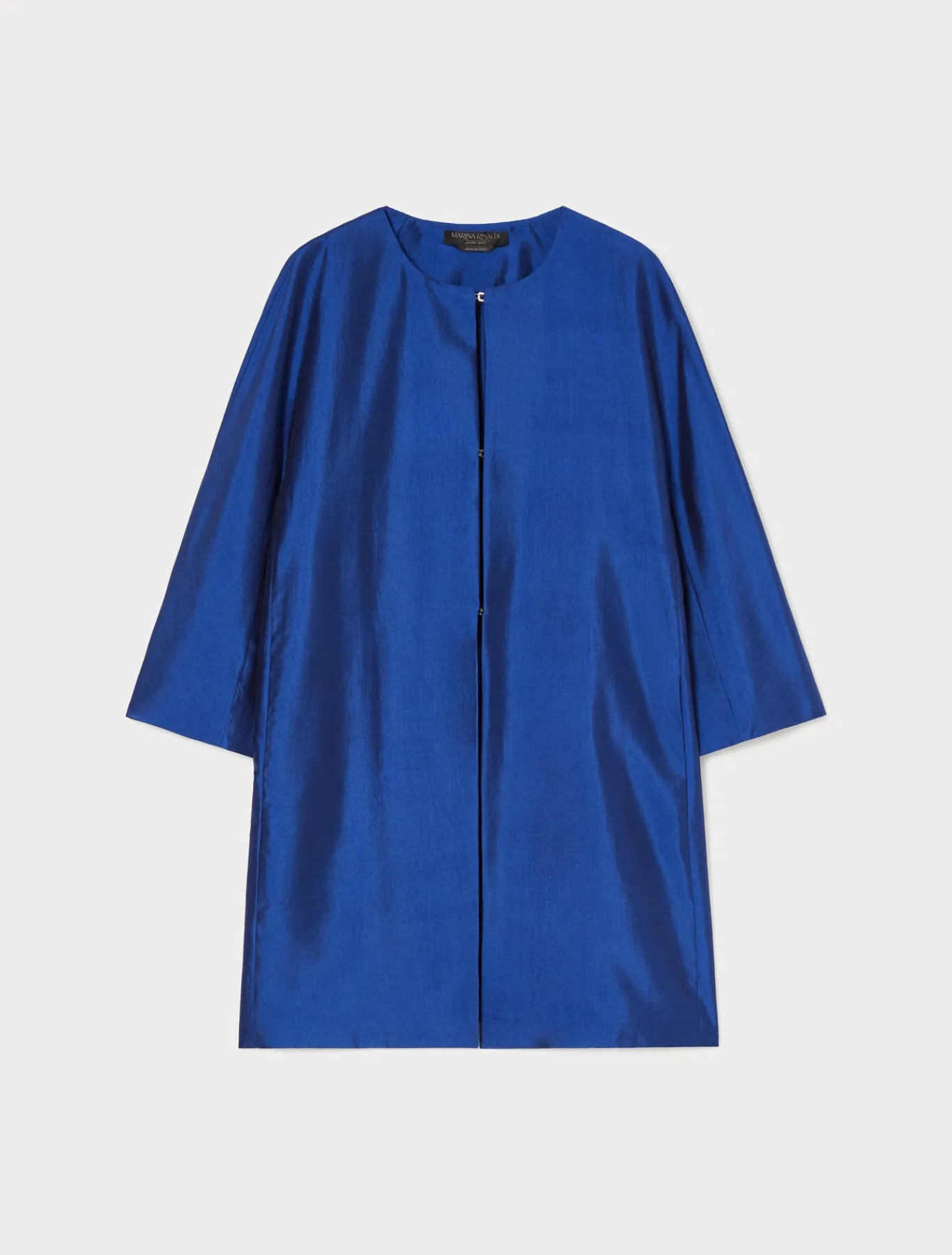 Marina Rinaldi Giacche | Cappotti & Trench*Spolverino in shantung di seta VIOLA