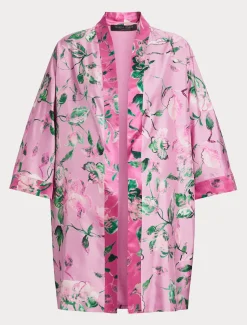 Marina Rinaldi Giacche | Collezione Elegante*Spolverino in twill di seta ROSA