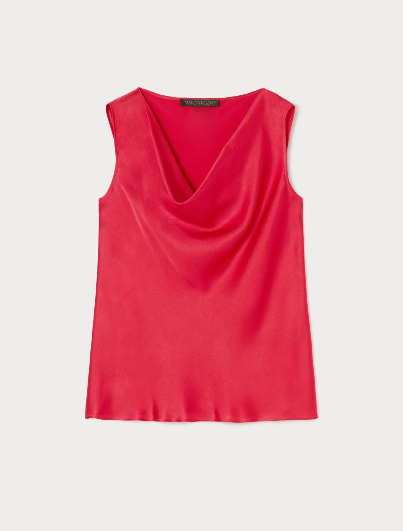 Marina Rinaldi Bluse | Camicie & Bluse*Top in crêpe envers satin FUXIA