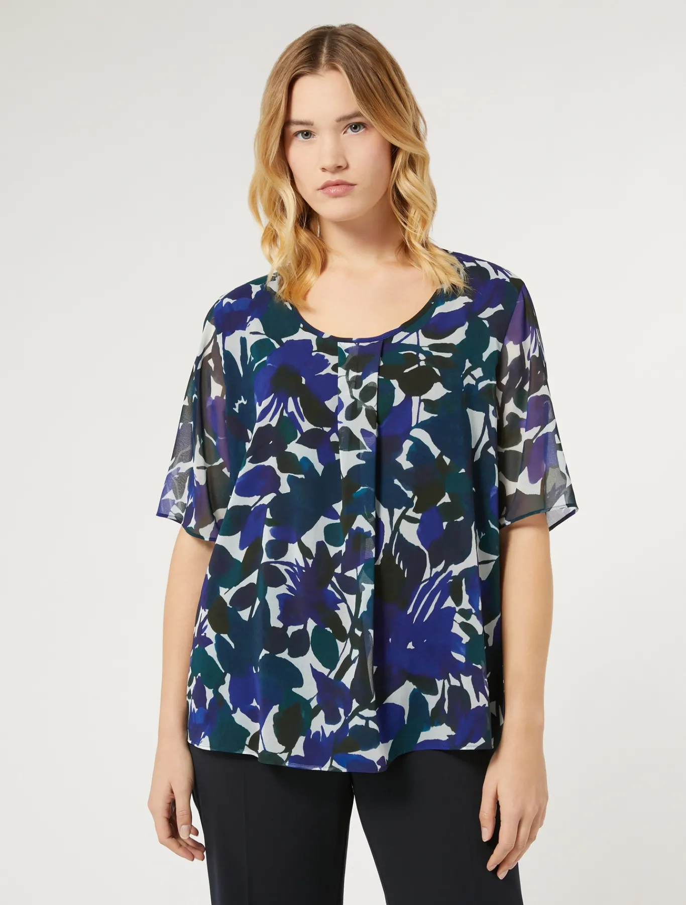 Marina Rinaldi Bluse | Camicie & Bluse*Top in georgette CAFFE`