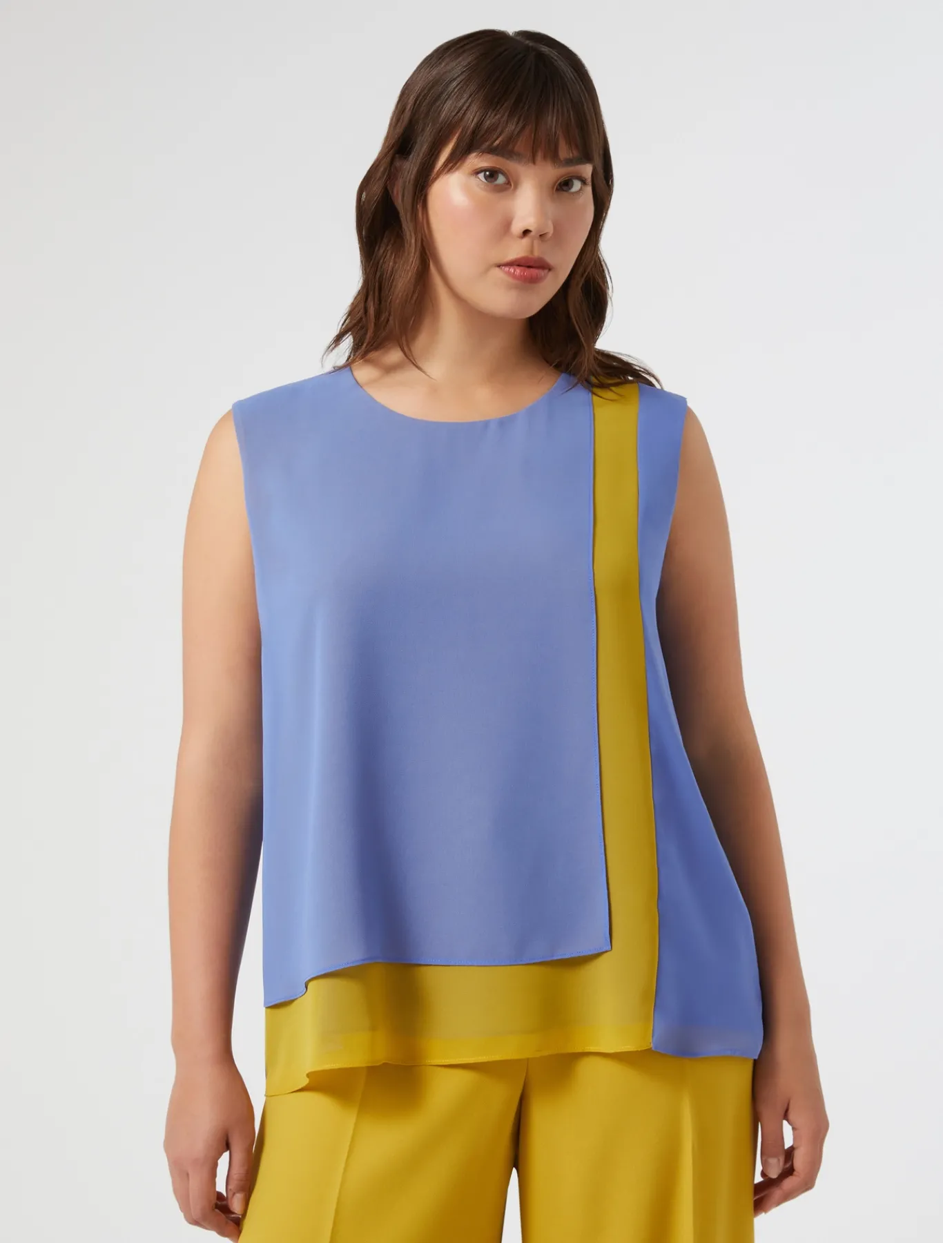 Marina Rinaldi Bluse | Camicie & Bluse*Top in georgette AVIO