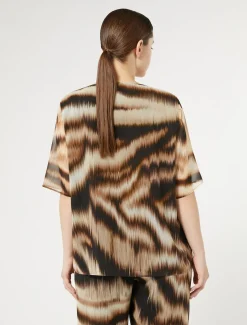 Marina Rinaldi Bluse | Selezione Elegante*Top in georgette NERO