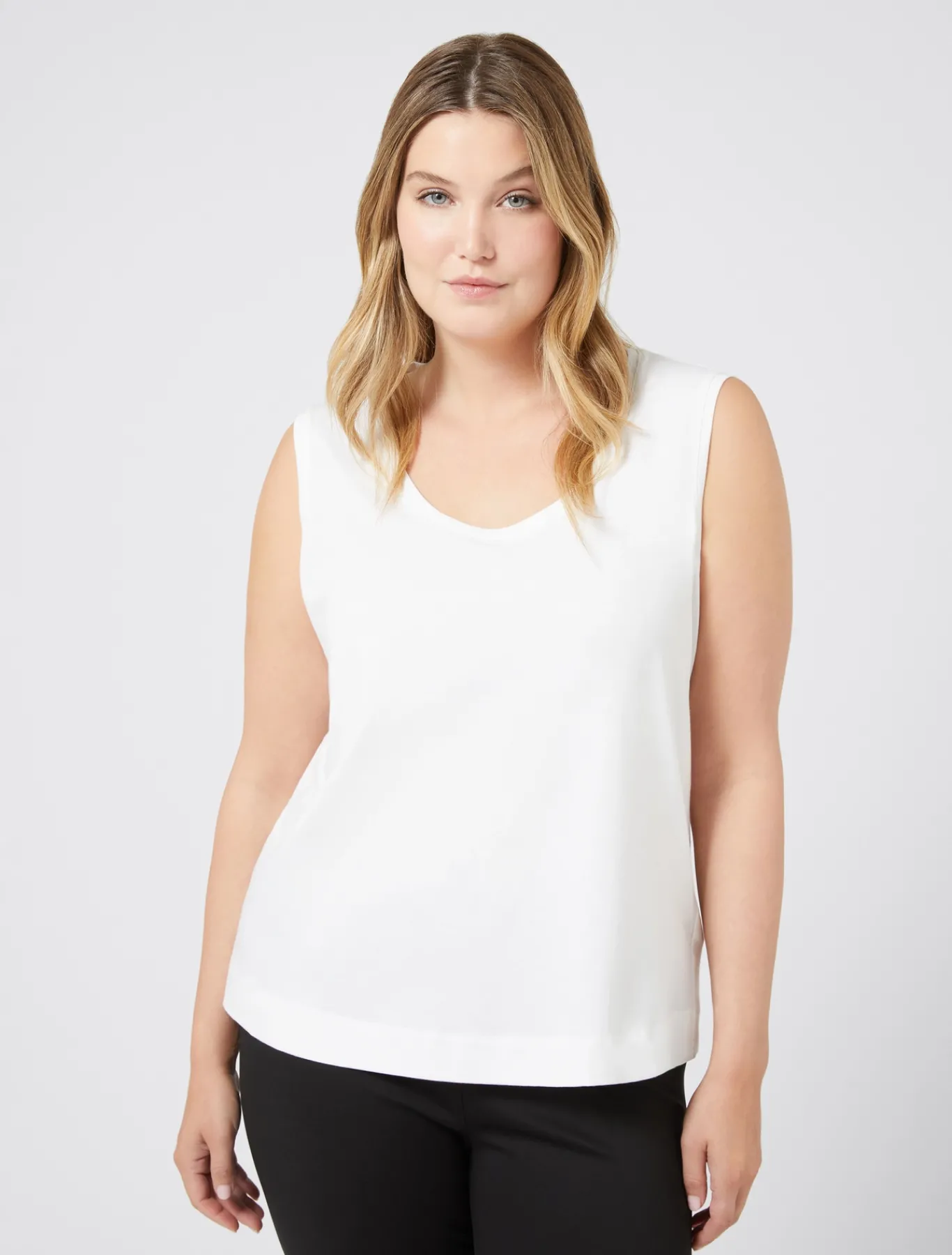 Marina Rinaldi Top & T-Shirt | Top & T-Shirt*Top in jersey BIANCOOTTICO