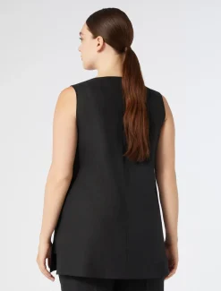 Marina Rinaldi Top & T-Shirt | Top & T-Shirt*Top in lino NERO