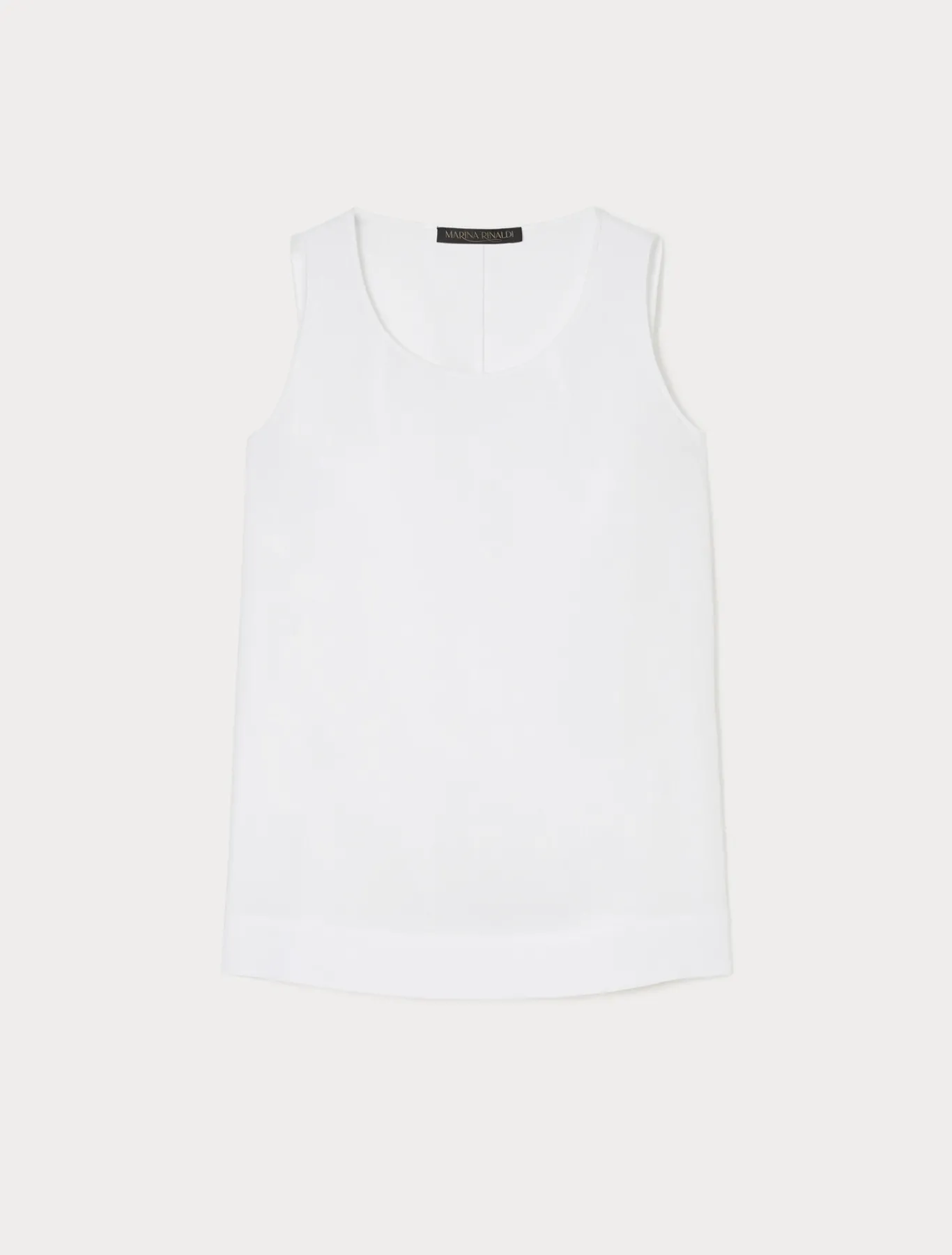 Marina Rinaldi Top & T-Shirt | Top & T-Shirt*Top in lino BIANCOOTTICO