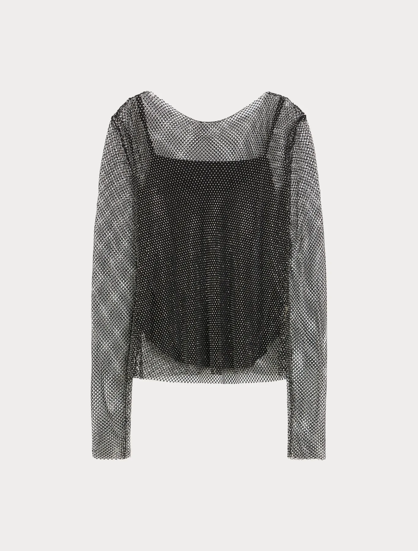Marina Rinaldi Top & T-Shirt | Top & T-Shirt*Top in rete con strass NERO
