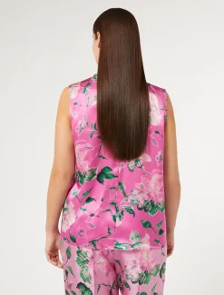 Marina Rinaldi Bluse | Camicie & Bluse*Top in satin ROSA
