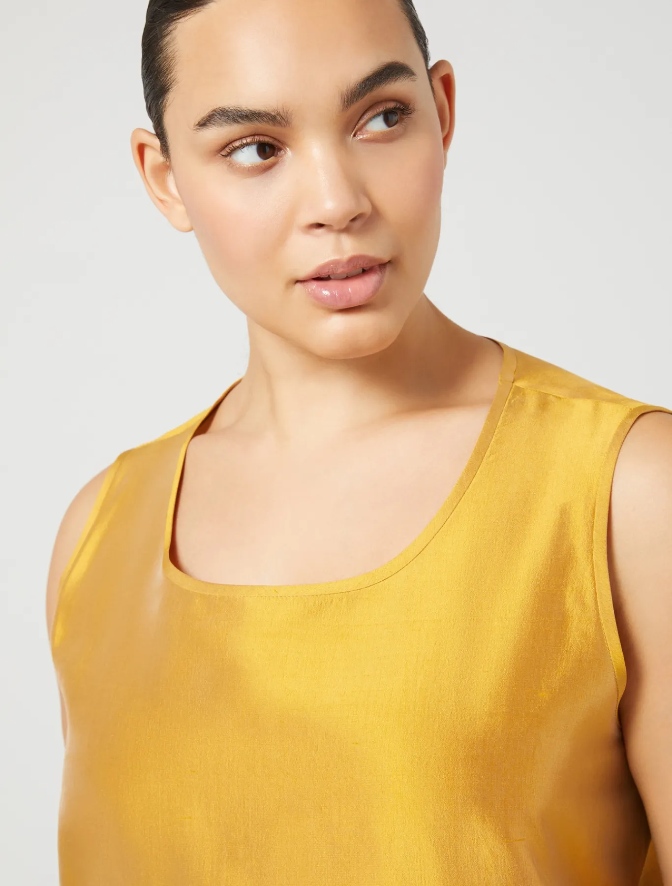 Marina Rinaldi Bluse | Top & T-Shirt*Top in shantung leggero ORO