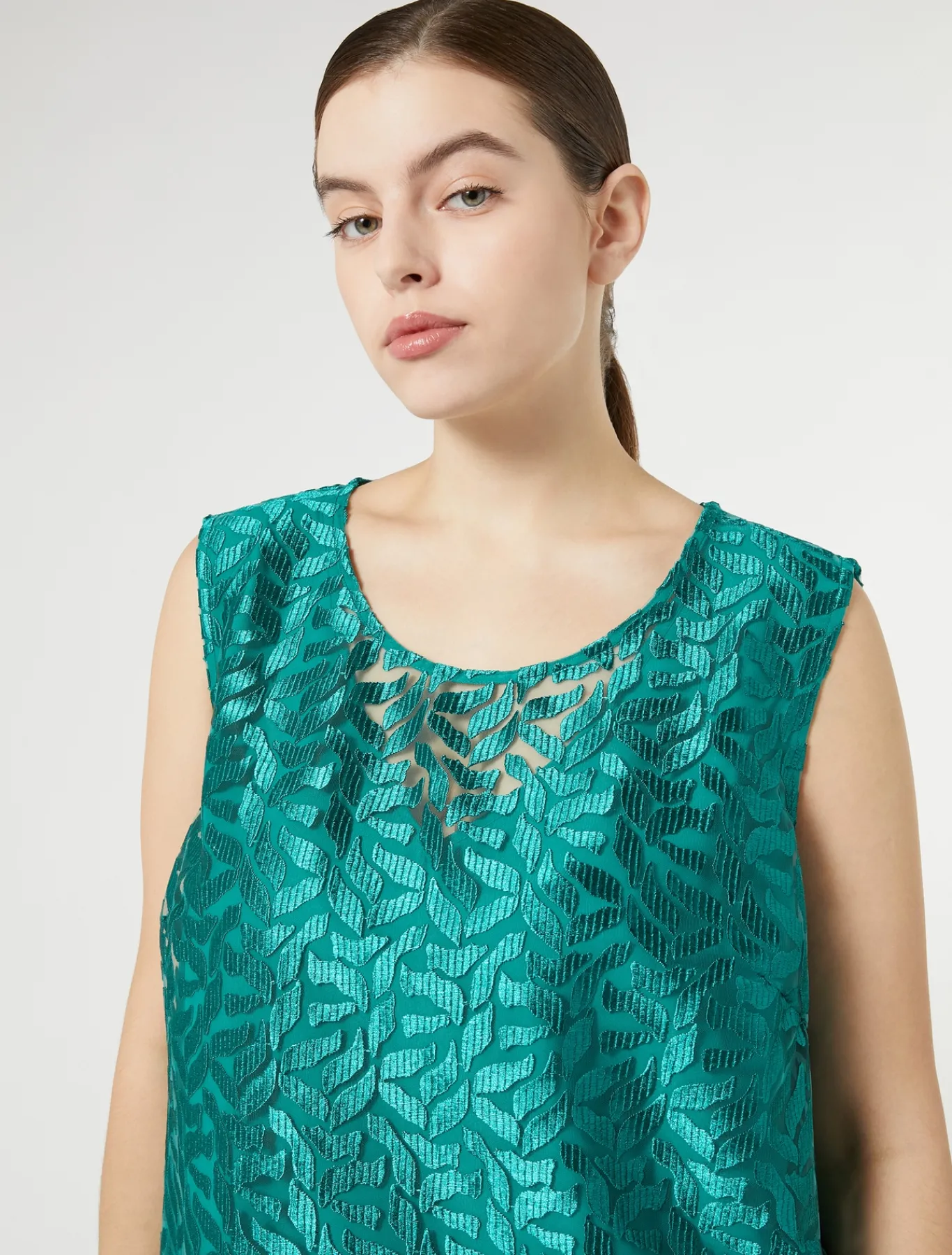 Marina Rinaldi Selezione Elegante | Collezione Elegante*Top in tulle ricamato GIADA