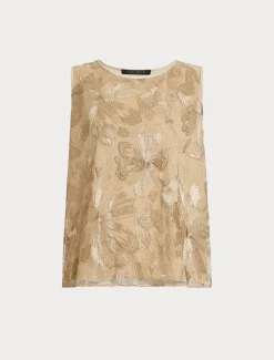 Marina Rinaldi Bluse | Top & T-Shirt*Top in tulle ricamato OROCHIARO
