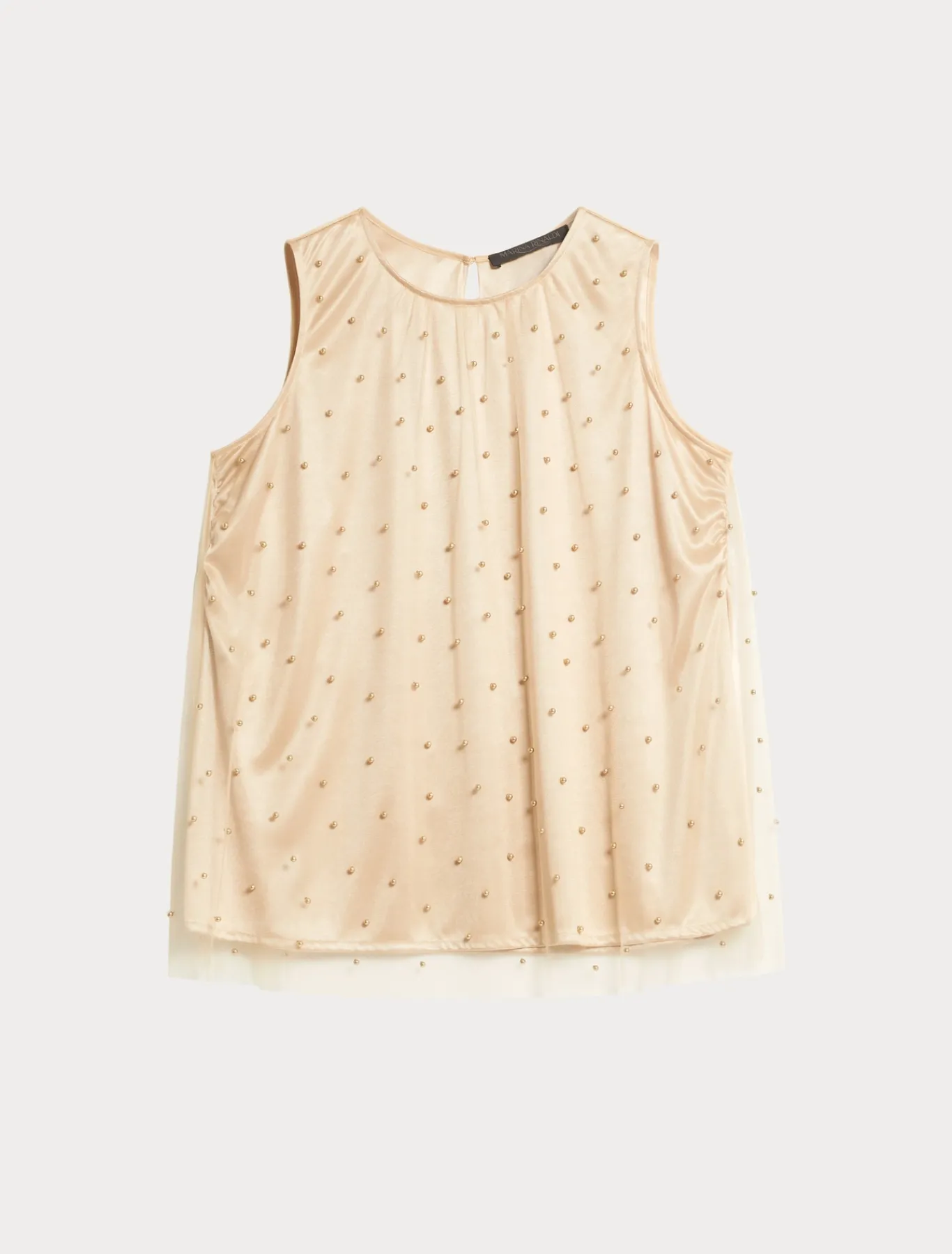 Marina Rinaldi Bluse | Camicie & Bluse*Top in tulle ricamato GIALLOTENUE