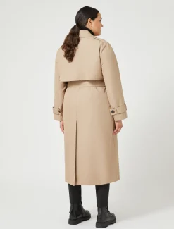 Marina Rinaldi Cappotti & Trench | Cappotti & Trench*Trench impermeabile in misto cotone VERDEKAKI
