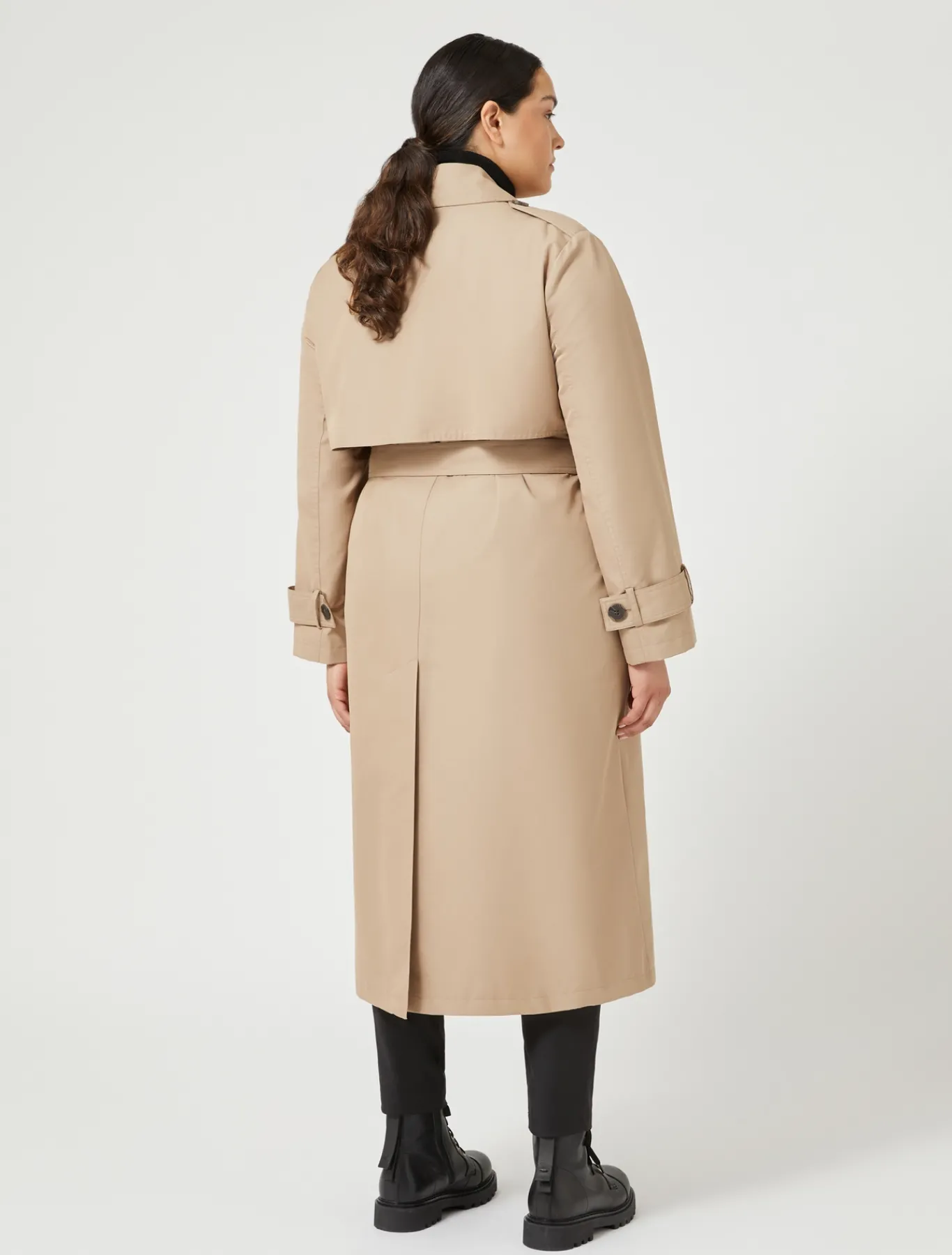 Marina Rinaldi Cappotti & Trench | Cappotti & Trench*Trench impermeabile in misto cotone VERDEKAKI