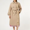 Marina Rinaldi Cappotti & Trench | Cappotti & Trench*Trench in twill antigoccia SABBIA