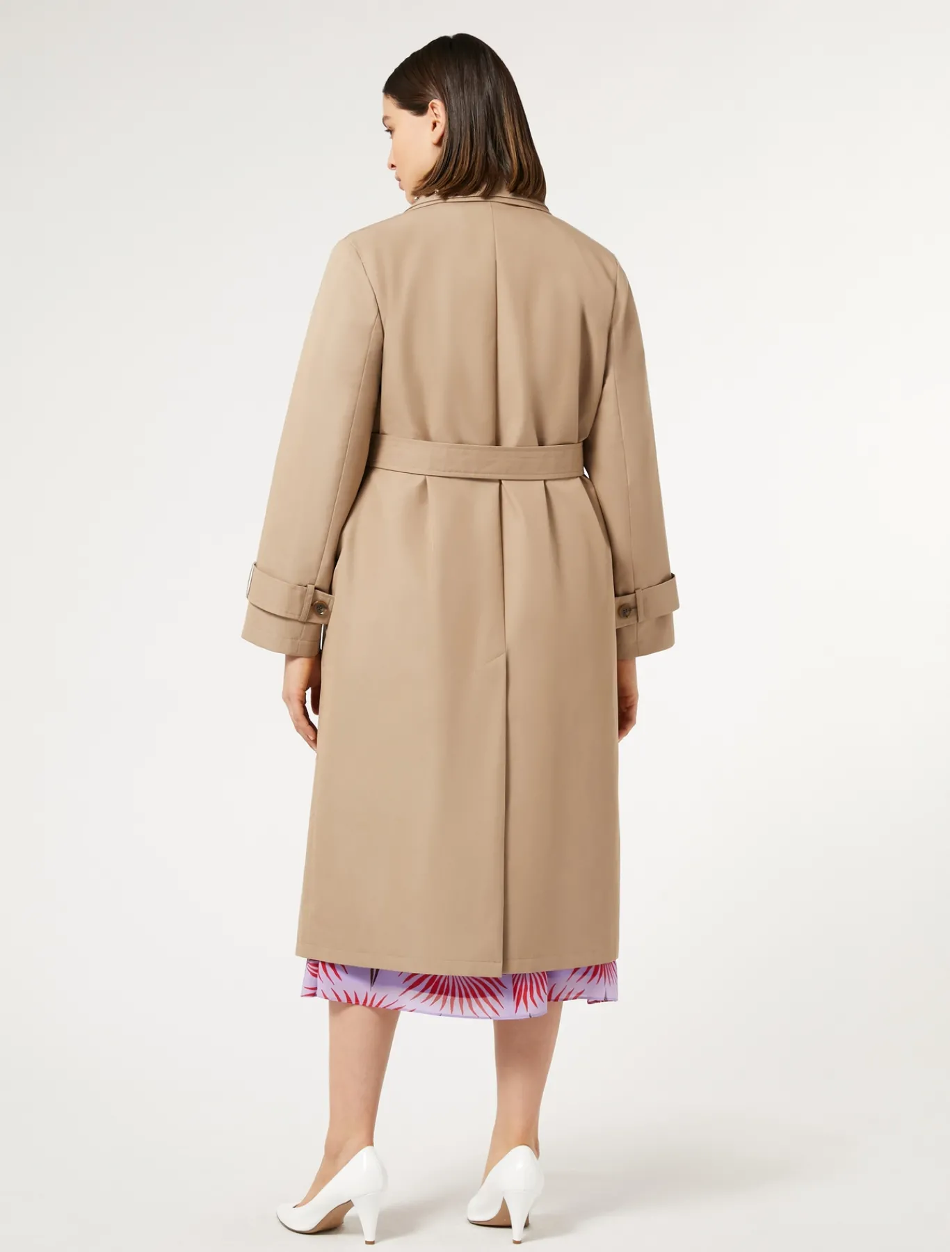 Marina Rinaldi Cappotti & Trench | Cappotti & Trench*Trench in twill antigoccia SABBIA