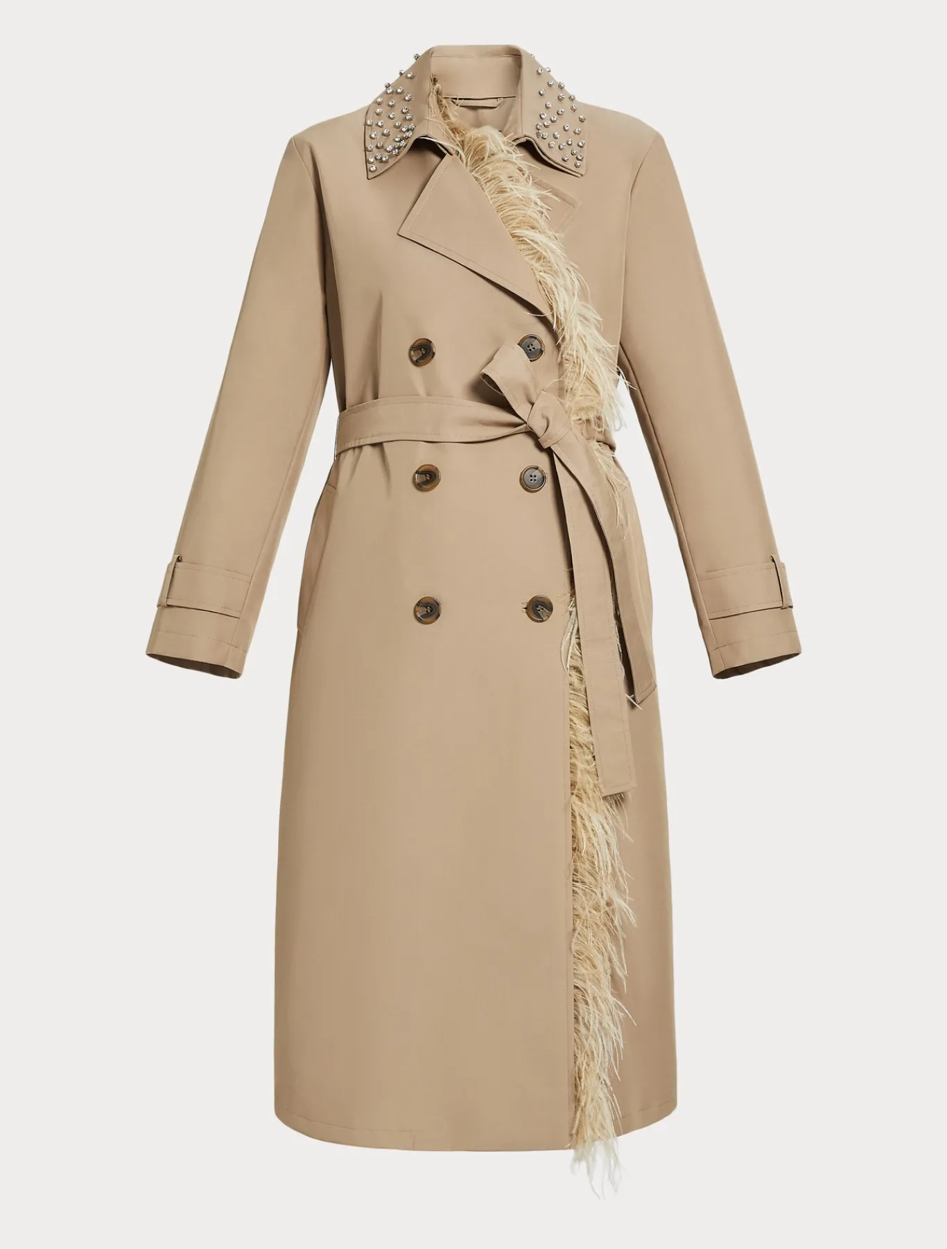 Marina Rinaldi Cappotti & Trench | Cappotti & Trench*Trench in twill antigoccia SABBIA