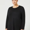 Marina Rinaldi Top & T-Shirt | Top & T-Shirt*T-shirt in jersey NERO