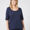 Marina Rinaldi Top & T-Shirt | Top & T-Shirt*T-shirt in jersey BLUETTE