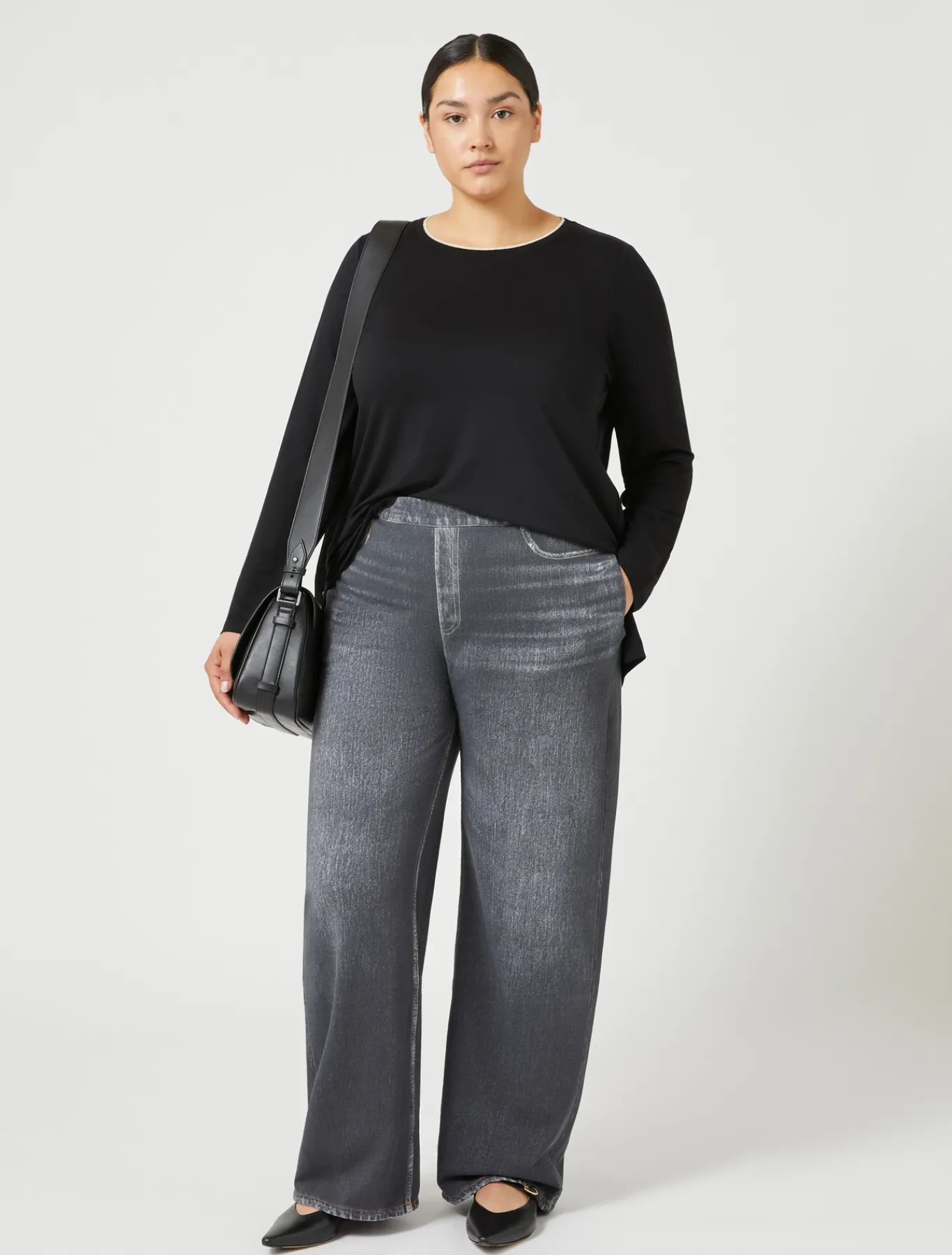 Marina Rinaldi Top & T-Shirt | Top & T-Shirt*T-shirt in jersey NERO