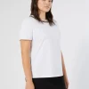 Marina Rinaldi Top & T-Shirt | Top & T-Shirt*T-shirt in jersey con ricamo BIANCOOTTICO