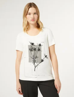 Marina Rinaldi Top & T-Shirt | Top & T-Shirt*T-shirt in jersey con ricami AVORIO